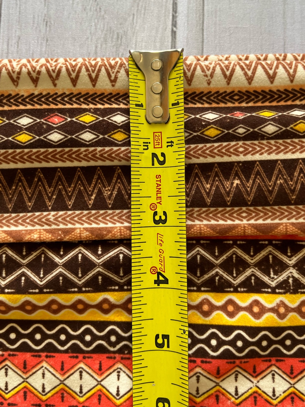 Women’s Hot Kiss brown orange tan pattern pull on maxi skirt. Small/medium - Picture 12 of 14